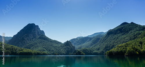 mountain lake in the mountains