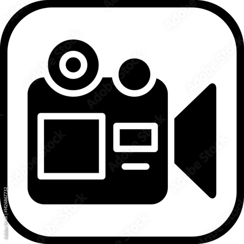 Video camera Icon Style