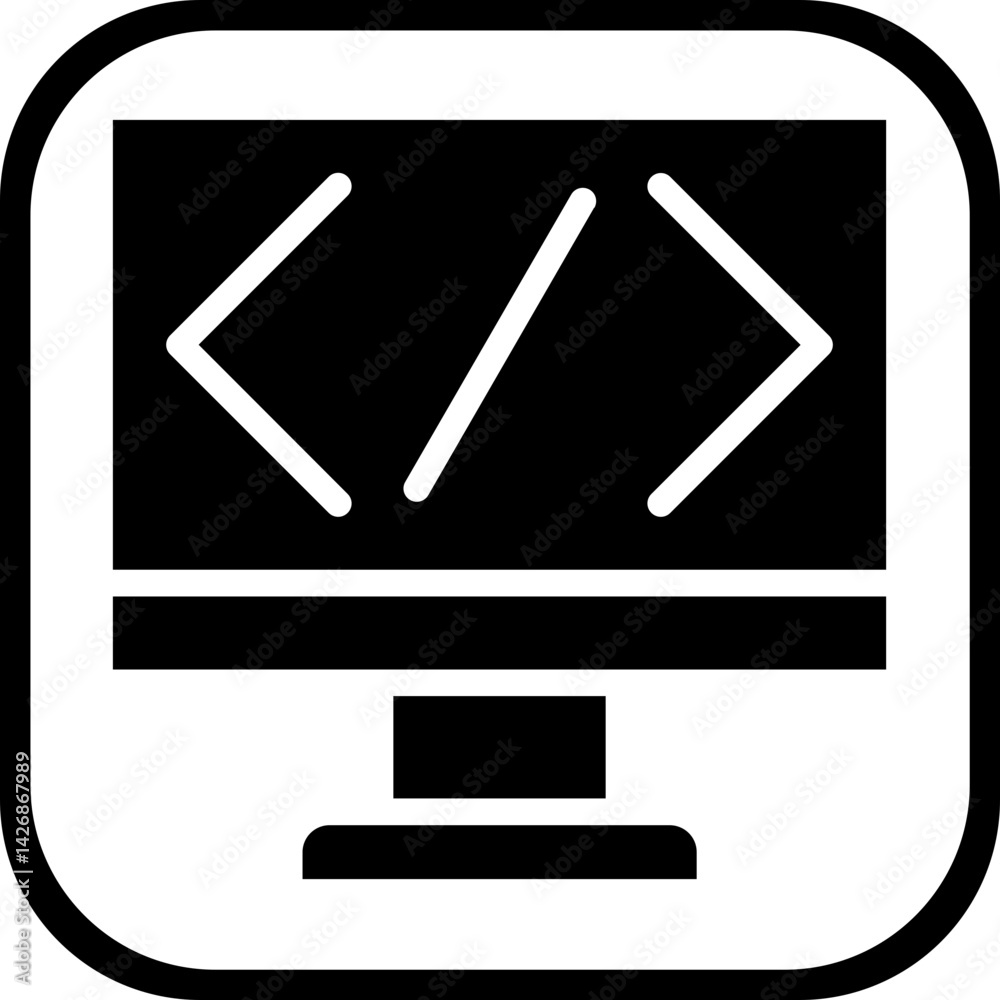 Programming code Icon Style Programming code Icon Style