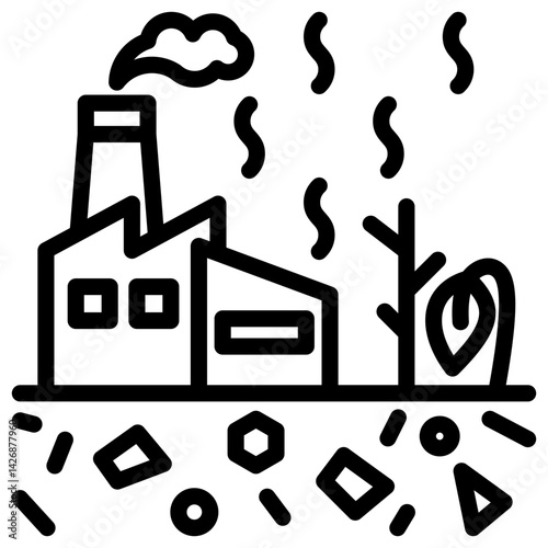 Environmental Degradation Icon