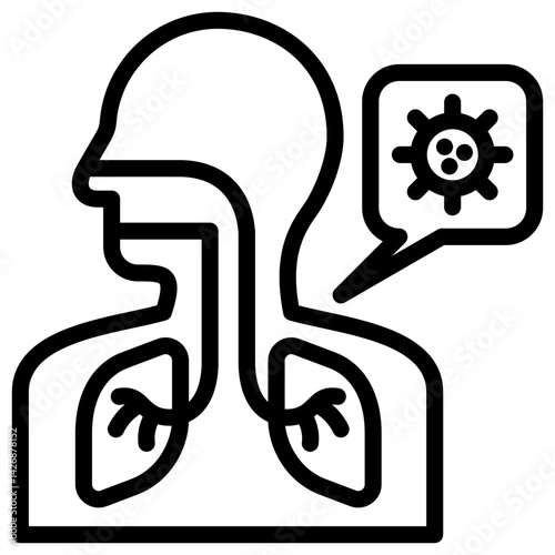 Respiratory Problem Icon