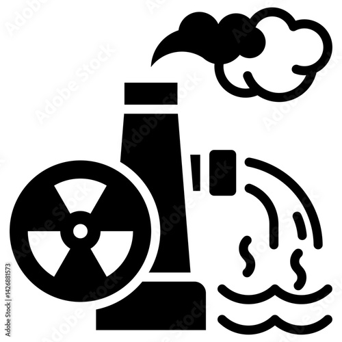 Radioactive Pollution Icon