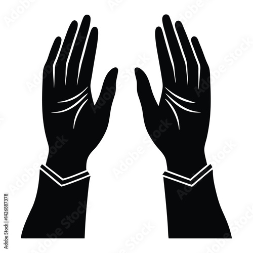 Raised Hands in Prayer for Dua Supplication