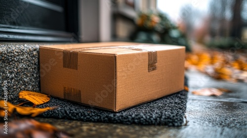 Package delivered to doorstep