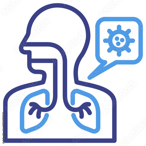 Respiratory Problem Icon