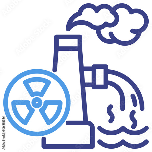 Radioactive Pollution Icon