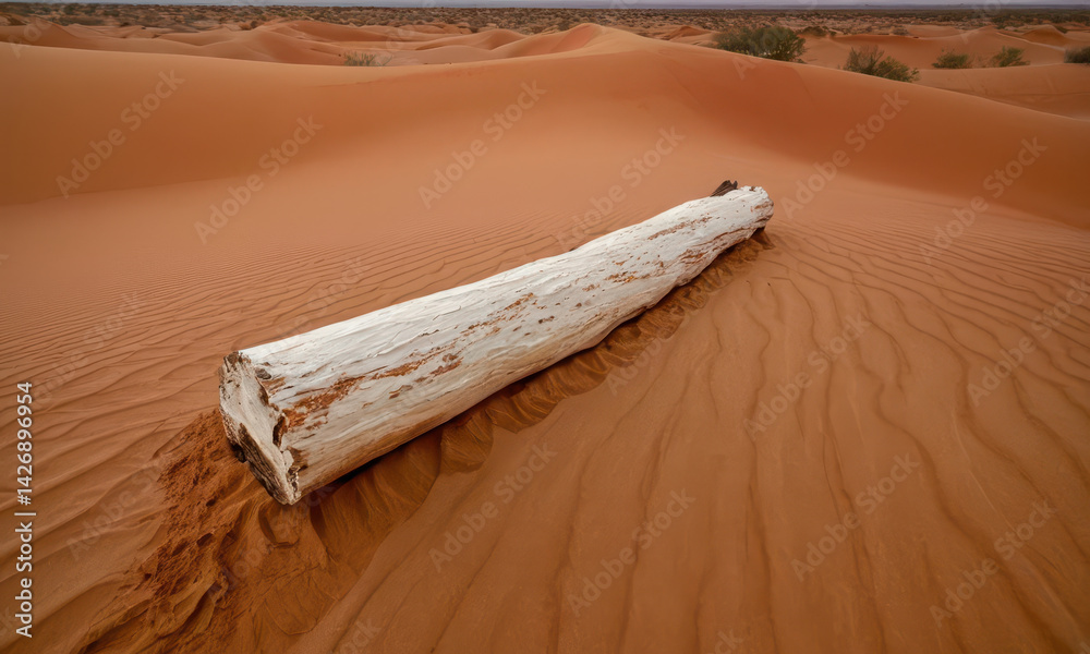 Abandoned car on a desert road, perfect for scenes where someone has broken down or stranded