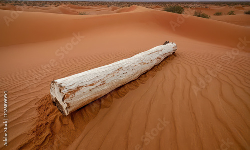 Obraz na płótnie Abandoned car on a desert road, perfect for scenes where someone has broken down or stranded w salonie