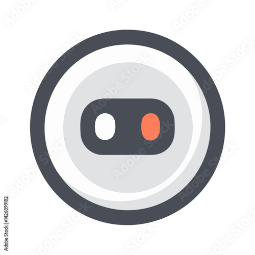 Soda can top view graphic design illustration