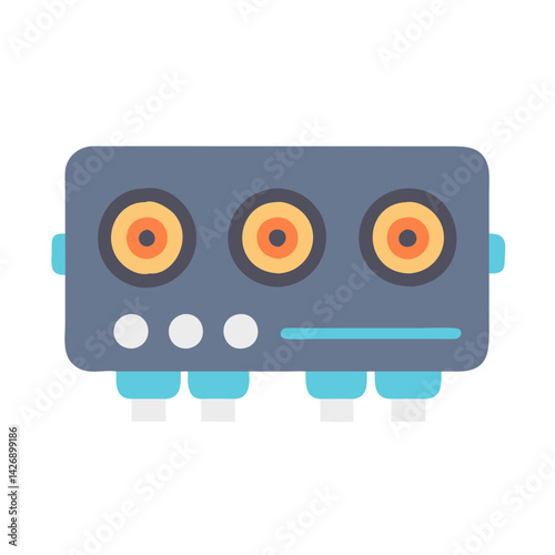 Audio interface icon: sound recording and music creation