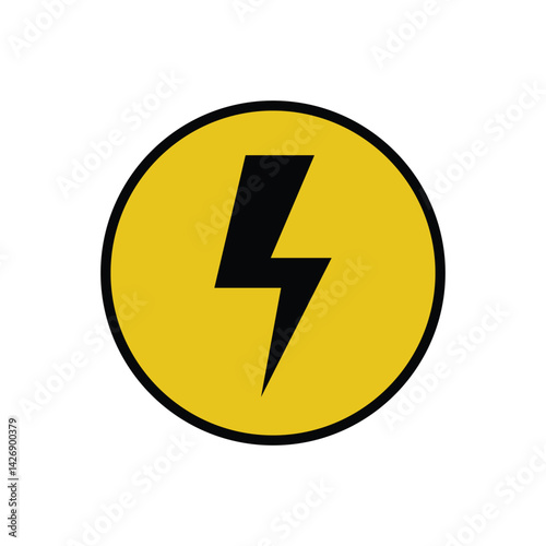 lightning icon sign symbol logo