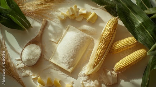 Obraz na płótnie ripe corn in the garden w salonie