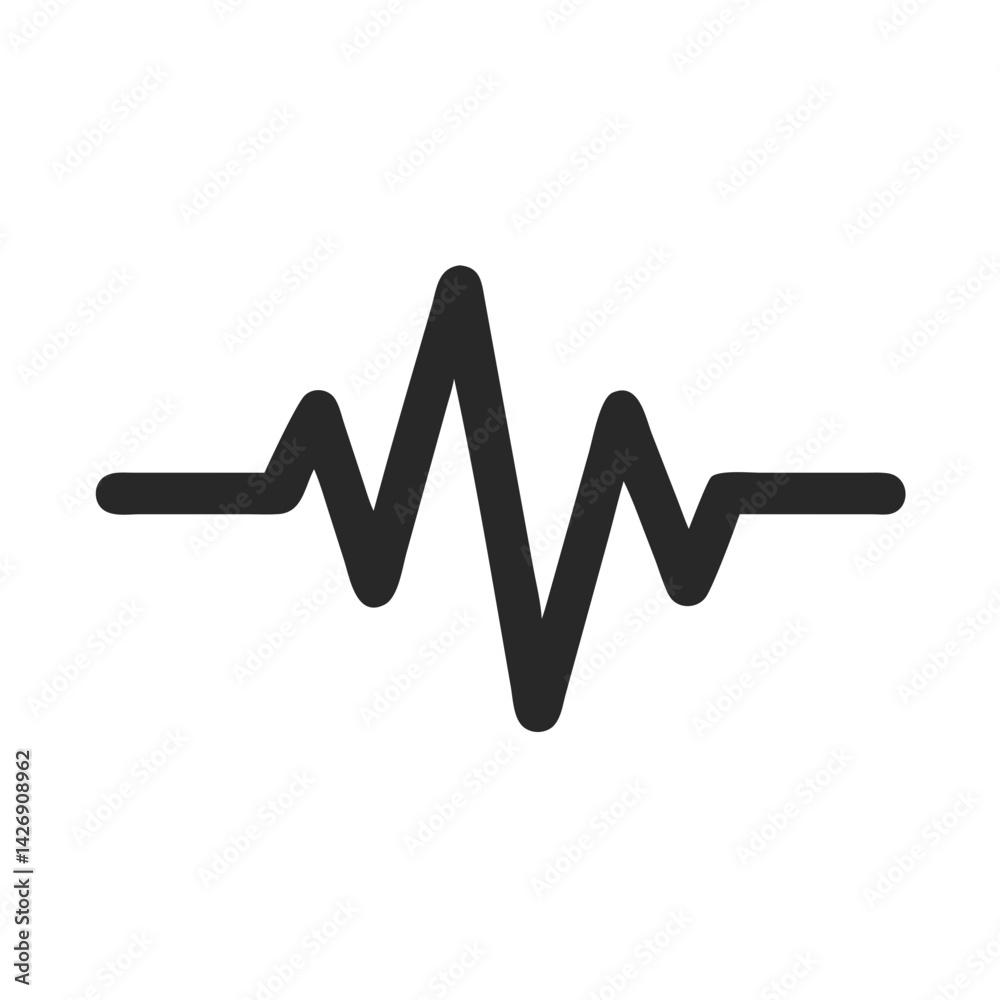 Ecg heart beat wave on dark black background Ecg heart beat wave on dark black background