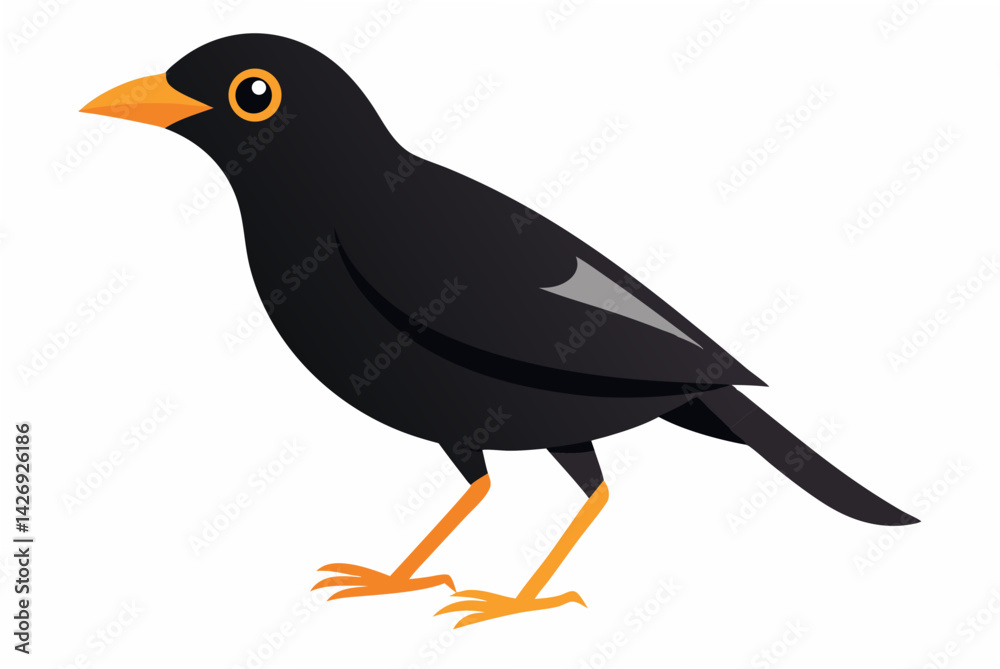 Obraz premium crow on a branch