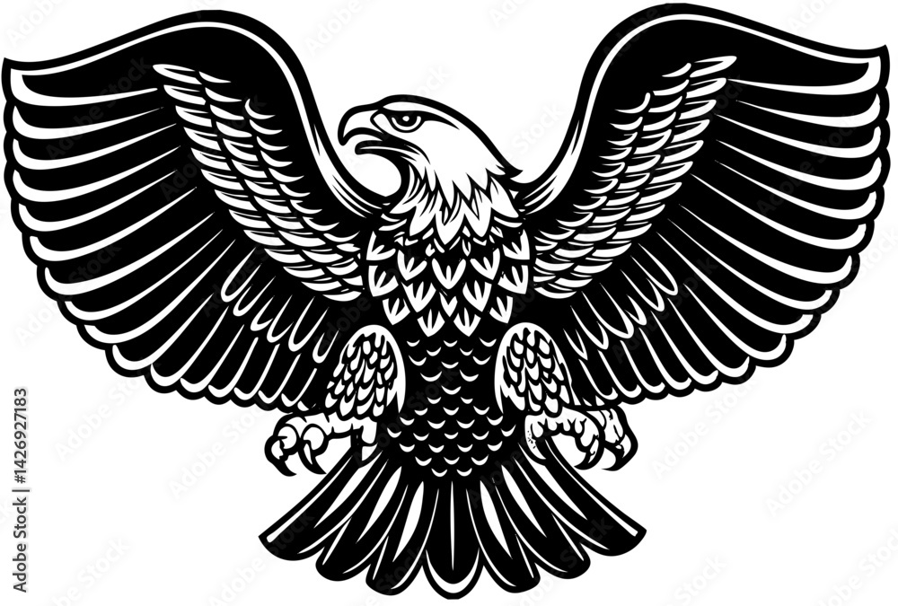 Fototapeta premium eagle in the form of an eagle