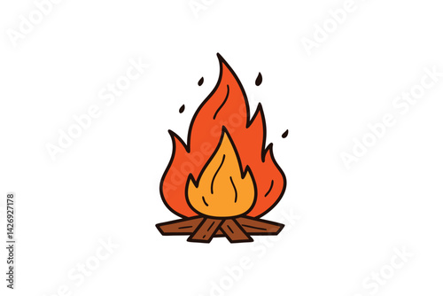 fire and flames