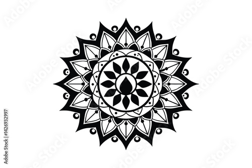 mandala ornament vector illustration