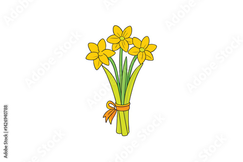 bouquet of yellow flowers