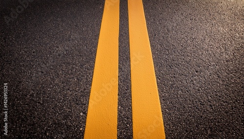 yellow line on the road texture background