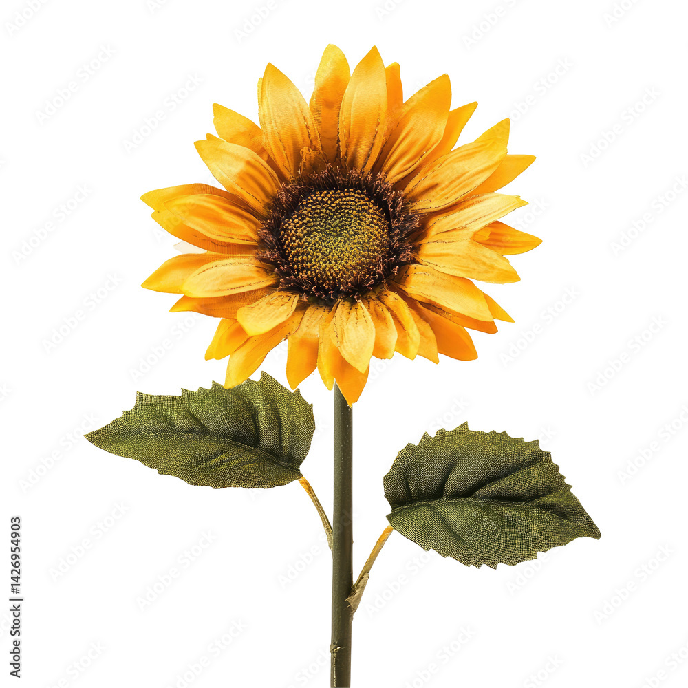 Obraz premium Vibrant sunflower, detailed illustration