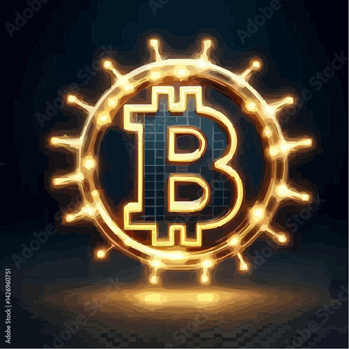 
representation of a bitcoin coin with a transparent background 29