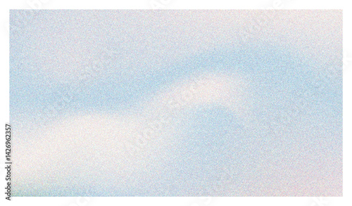 Gray white black grainy gradient noise texture background. Grainy texture over abstract light silver background. white and soft blue with light effect and faded gradient.
