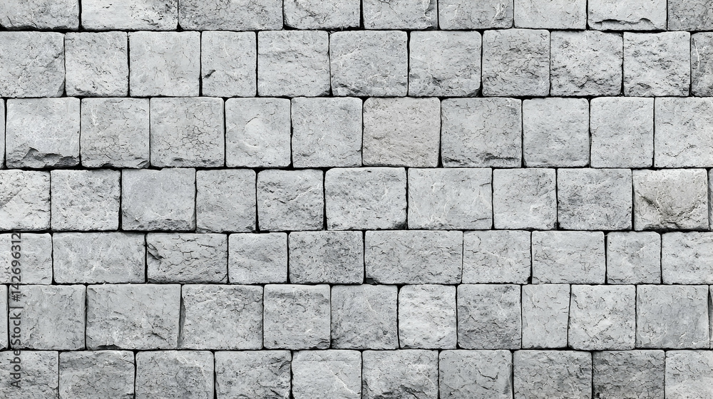 Obraz premium Gray Stone Brick Wall Texture