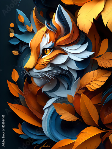 abstract floral background