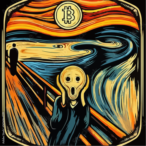 
artistic representation of a bitcoin coin 9