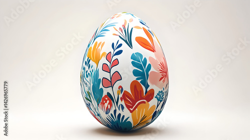 colorful easter eggs