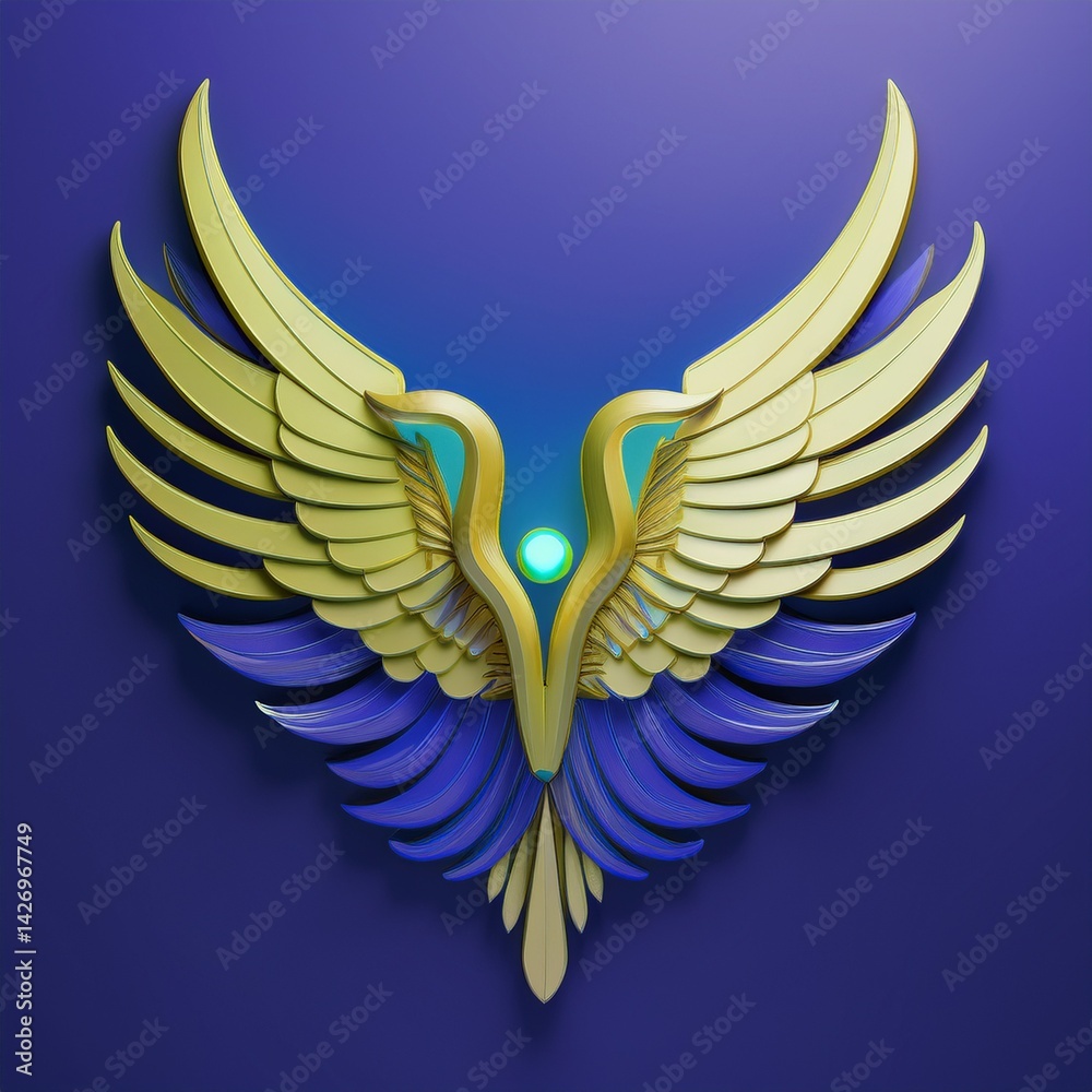 Obraz premium airline logo with wings