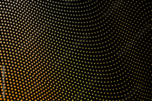 Dotted line design with waves