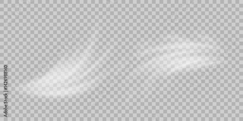 Air flow Isolated PNG and vector isolated. Effect of winter air and wind stream waves effect in blue color.