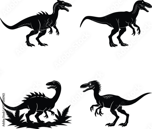 Dinosaur Silhouette vector