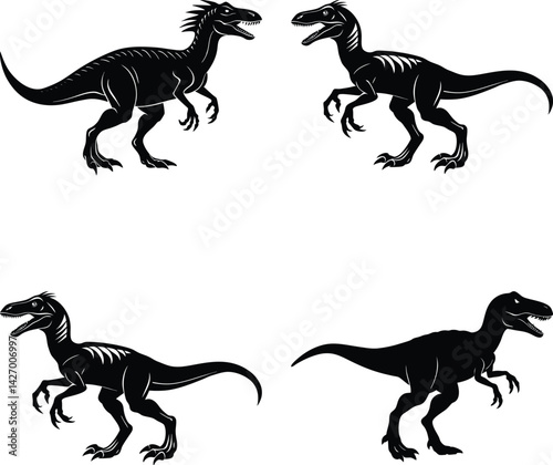Dinosaur Silhouette vector