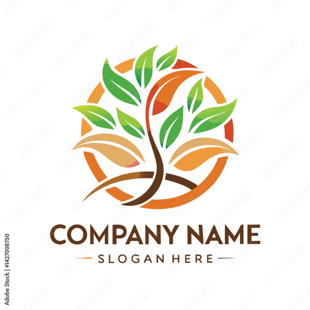 Fototapeta premium Growing Together Logo