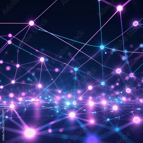 Abstract neural network-inspired background