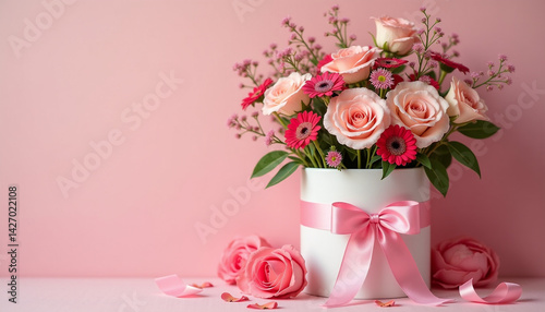 Elegant Floral Arrangement in a Vase