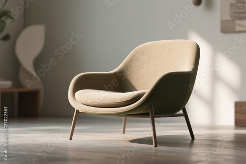 classic armchair in a room