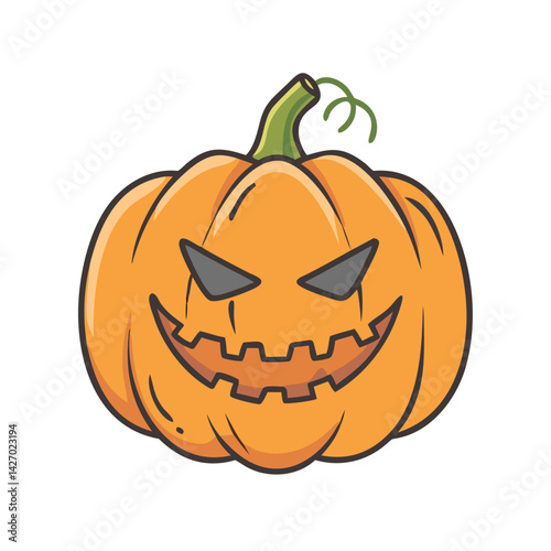 cackling jack o lantern icon, cackling jack o lantern vector illustration-simple illustration of cackling jack o lantern, perfect for cackling jack o lantern logos and icons