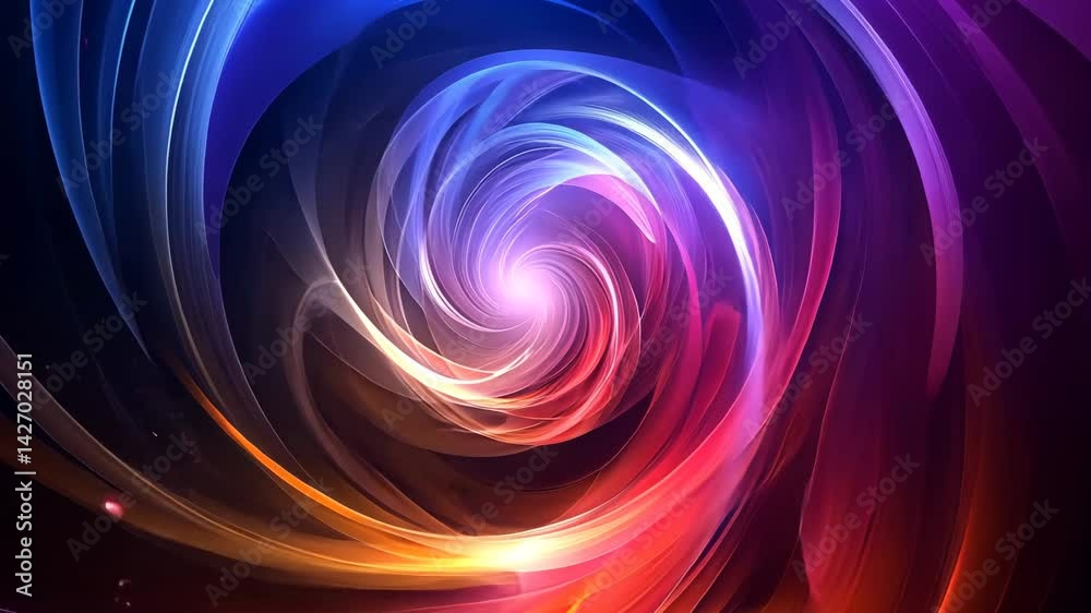 Radiant Red Blue Swirling Vortex Energy Background Animation Radiant Red Blue Swirling Vortex Energy Background Animation
