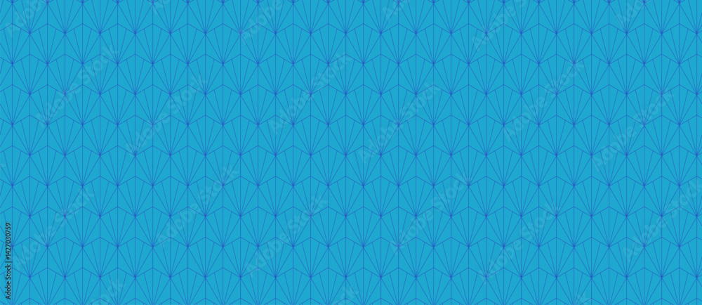 Naklejka premium Stunning turquoise geometric pattern, ideal for backgrounds, textures, or website design.