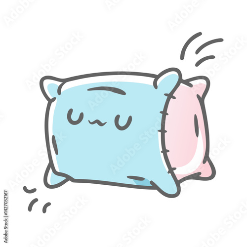 comforting pillow icon, comforting pillow vector illustration-simple illustration of comforting pillow, perfect for comforting pillow logos and icons