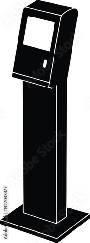 black and white laptop with blank screen