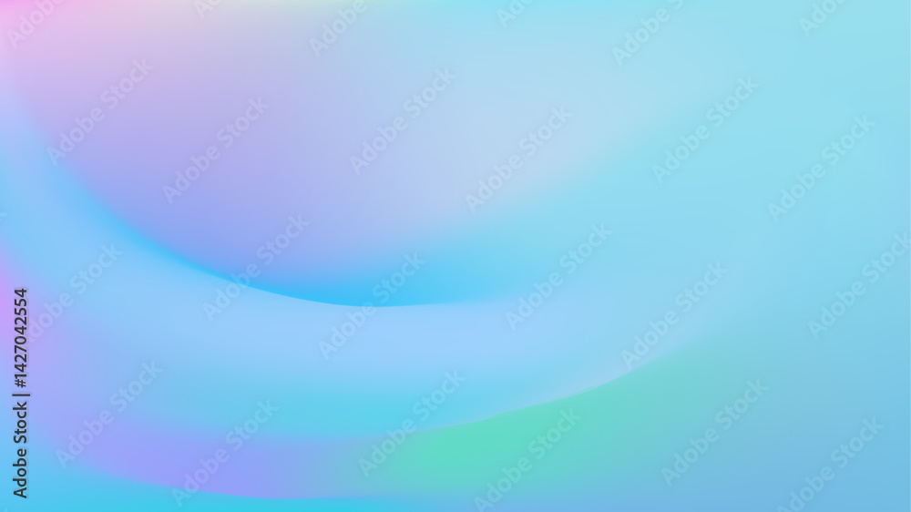 Light Blue smooth abstract gradient background. Holographic blurred Light Blue smooth abstract gradient background. Holographic blurred