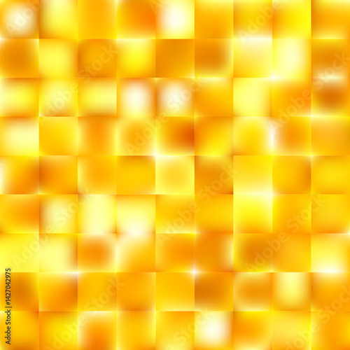 Glowing abstract background with square shaped gradient