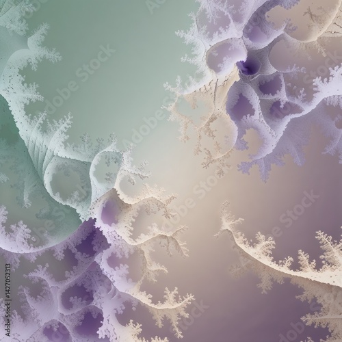 Abstract background with soft gradients and calming color palette