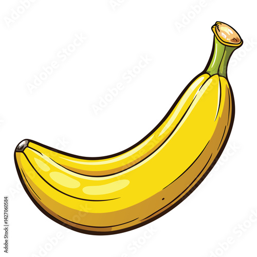 Ripe Banana Illustration