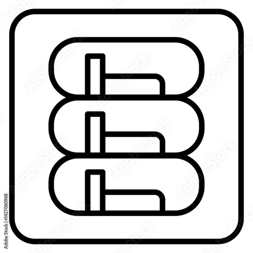 Capsule Hotel Icon