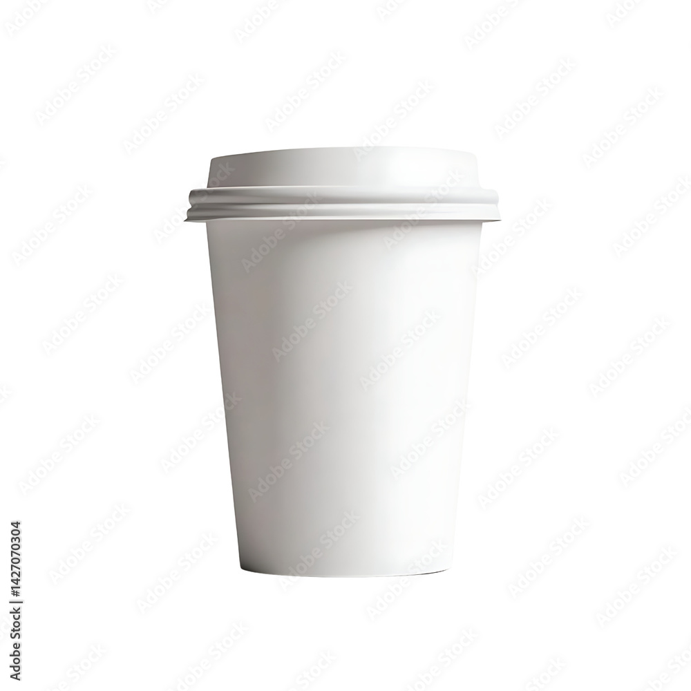 Blank Disposable Coffee Cup for Branding, Mockup and Product Photography Use Blank Disposable Coffee Cup for Branding, Mockup and Product Photography Use